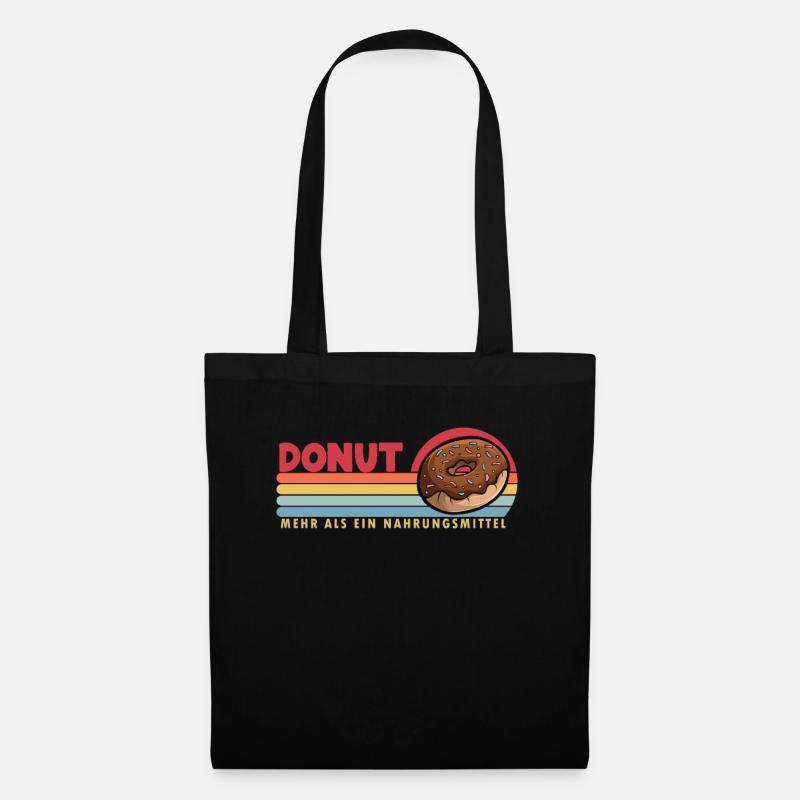 Donut mehr als ein Nahrungsmittel Doughnut Maker - Stoffbeutel - Schwarz
