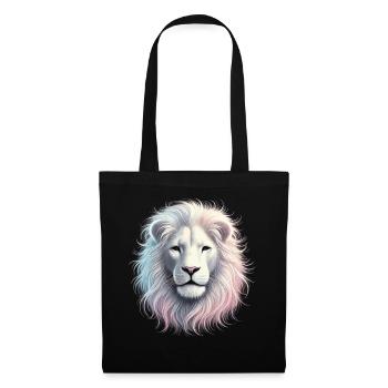 Majestic lion's head in pastel - Tote Bag - black - Front