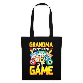 Grandma Is My Name Bingo Is My Game Grandma - Tote Bag - black - Front