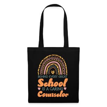 Conseillère scolaire Rainbow Behind - Sac en tissu - noir - Devant