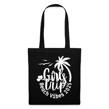 Weekend Girls Trip Beach Vibes 2025 - Tote Bag - black - Front