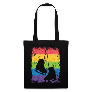 Figure Skating Figure Skating Ice Skating - Tote Bag - black - Front