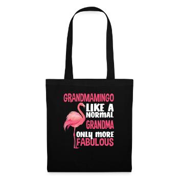 Flamingo Granny Fabulous - Tote Bag - black - Front