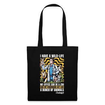 Zoologist I Have A Wild Life Zookeeper Zoologists - Tote Bag - black - Front