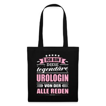 Ich Bin Diese Legendäre Urologin Urologie Ärztin - Stoffbeutel - Schwarz - Vorne