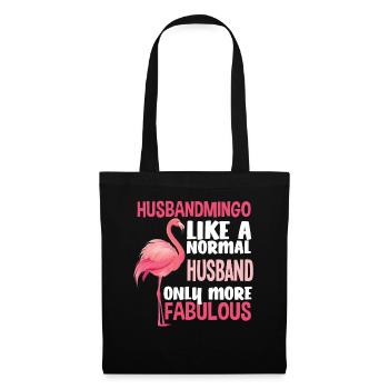 Flamingo Husband Fabulous - Tote Bag - black - Front