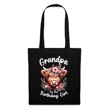 Grandpa Of The Birthday Girl - Tote Bag - black - Front