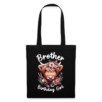 Brother Of The Birthday Girl - Tote Bag - black - Front