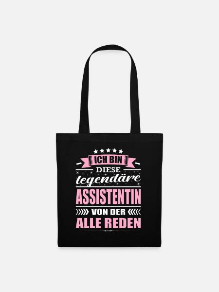 Ich Bin Diese Legendäre Assistentin Büro - Stoffbeutel - Schwarz