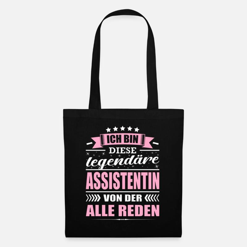 Ich Bin Diese Legendäre Assistentin Büro - Stoffbeutel - Schwarz