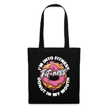 I'm Into Fitness Doughnut Maker Glazed Lover Donut - Tote Bag - black - Front