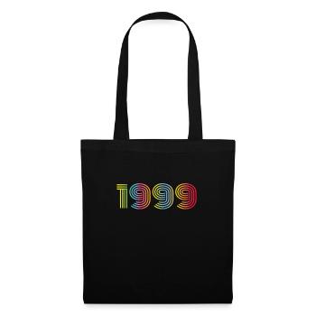 1999 Anniversaire Funky Année - Sac en tissu - noir - Devant