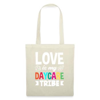 L’amour est ma tribu maternelle - Sac en tissu - nature - Devant