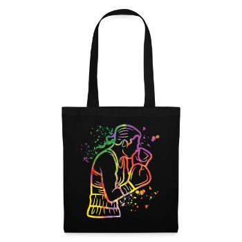 Boxing Fighter Kids Boxing Match Boxer - Tote Bag - black - Front