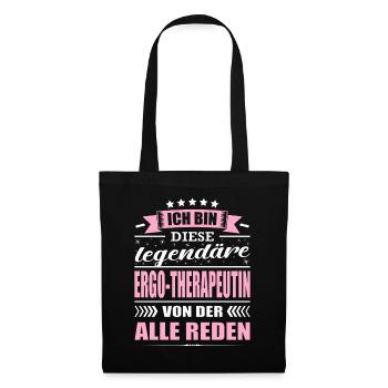 Ich Bin Diese Legendäre Ergo-Therapeutin - Stoffbeutel - Schwarz - Vorne