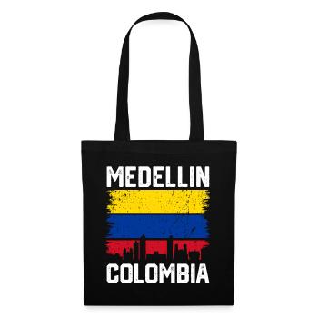 Medellin Colombia Funny Colombian Hispanic Latino - Tote Bag - black - Front