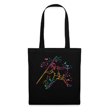 Javelin Throw Colorsplash Javelin Throw - Tote Bag - black - Front