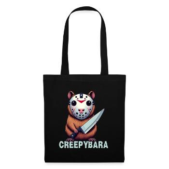 Capybara horror parody, slasher movie fans - Tote Bag - black - Front