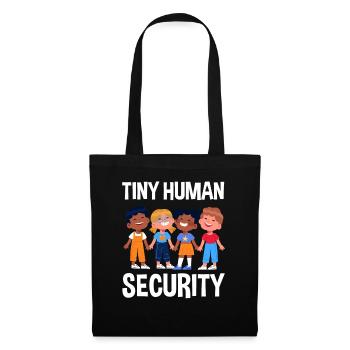 Little people safety daycare center - Tote Bag - black - Front