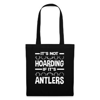 Ce n’est pas de l’accumulation si ce sont des bois - Sac en tissu - noir - Devant