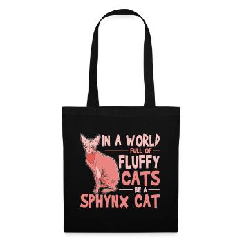 Funny Sphynx Cat Saying - Tote Bag - black - Front