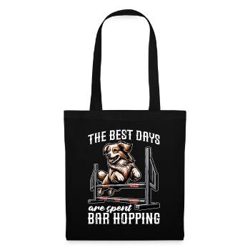 Dog Agility Training The Best Days Are Dog Sport - Tote Bag - black - Front