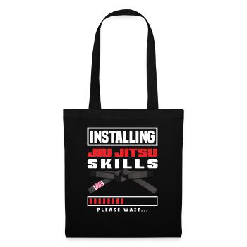 Installation des compétences de Jiu Jitsu Veuillez patienter - Sac en tissu - noir - Devant