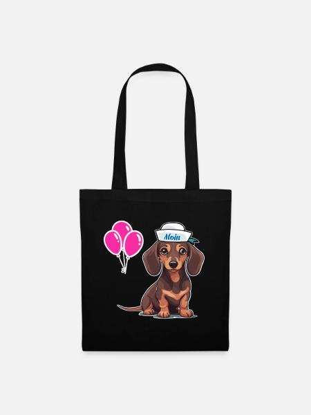 Hund Dackel Seemann Matrose Geburtstag Ballons - Mulepose - sort