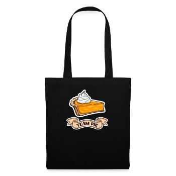 Pumpkin Pie Team Pie - Tote Bag - black - Front