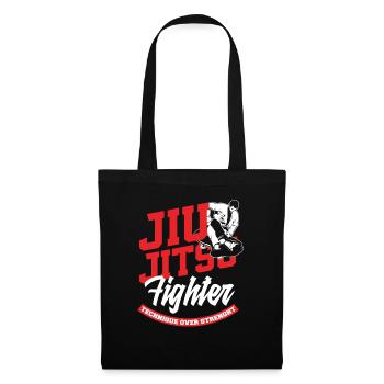 Jiu Jitsu Fighter Technique Over Strength - Tote Bag - black - Front