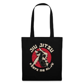 Jiu Jitsu Keeps Me Alive Martial Arts - Tote Bag - black - Front