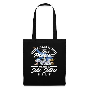 This Princess Wears A Jiu Jitsu Belt - Tote Bag - black - Front