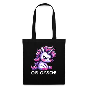Ois Oasch - Stoffbeutel - Schwarz - Vorne