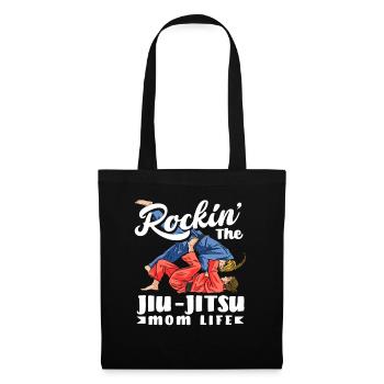Rockin' The Jiu-Jitsu Mom Life - Tote Bag - black - Front