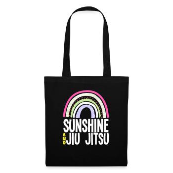Sunshine And Jiu Jitsu Rainbow - Tote Bag - black - Front
