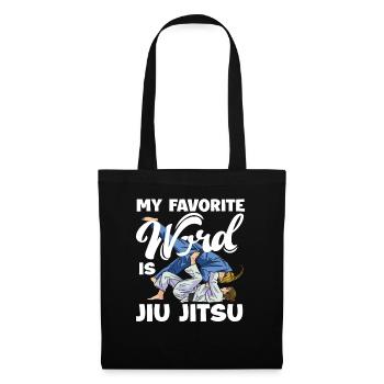 Mot préféré : Jiu Jitsu Arts Martiaux Passion - Sac en tissu - noir - Devant
