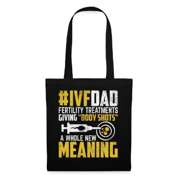 Fertility Treatments Funny IVF Egg Retrieval Day - Tote Bag - black - Front