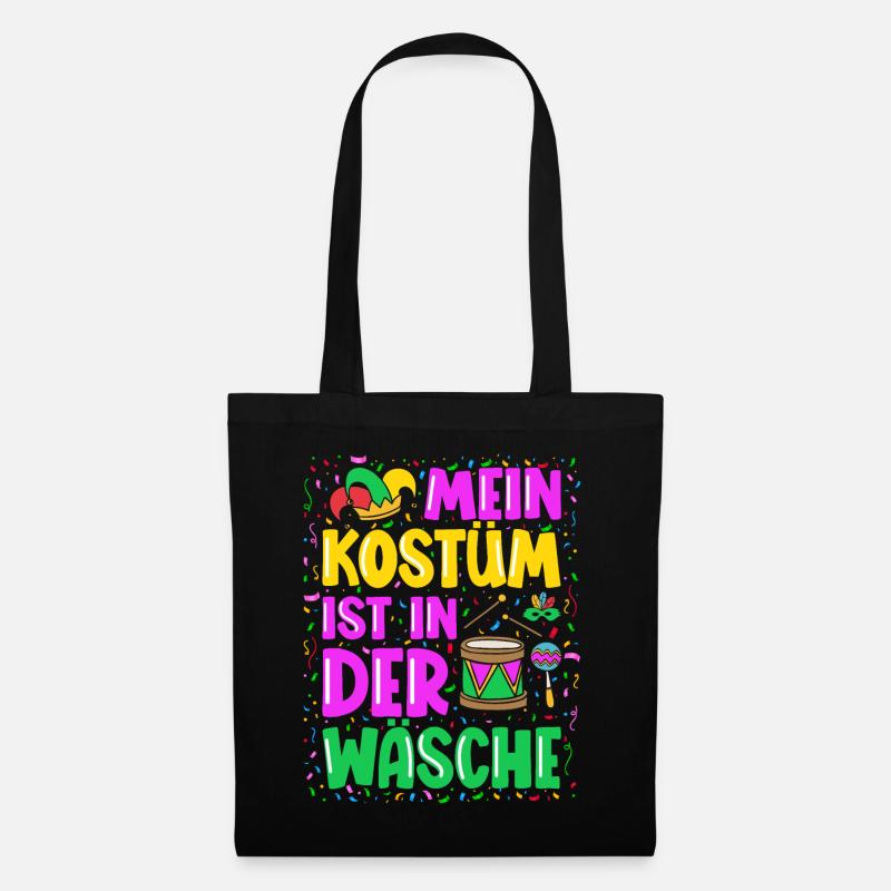 Mein Kostüm ist in der Wäsche - Stoffbeutel - Schwarz