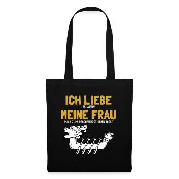 Ich liebe meine Frau Drachenboot Paddler Drummer - Tote Bag - black - Front