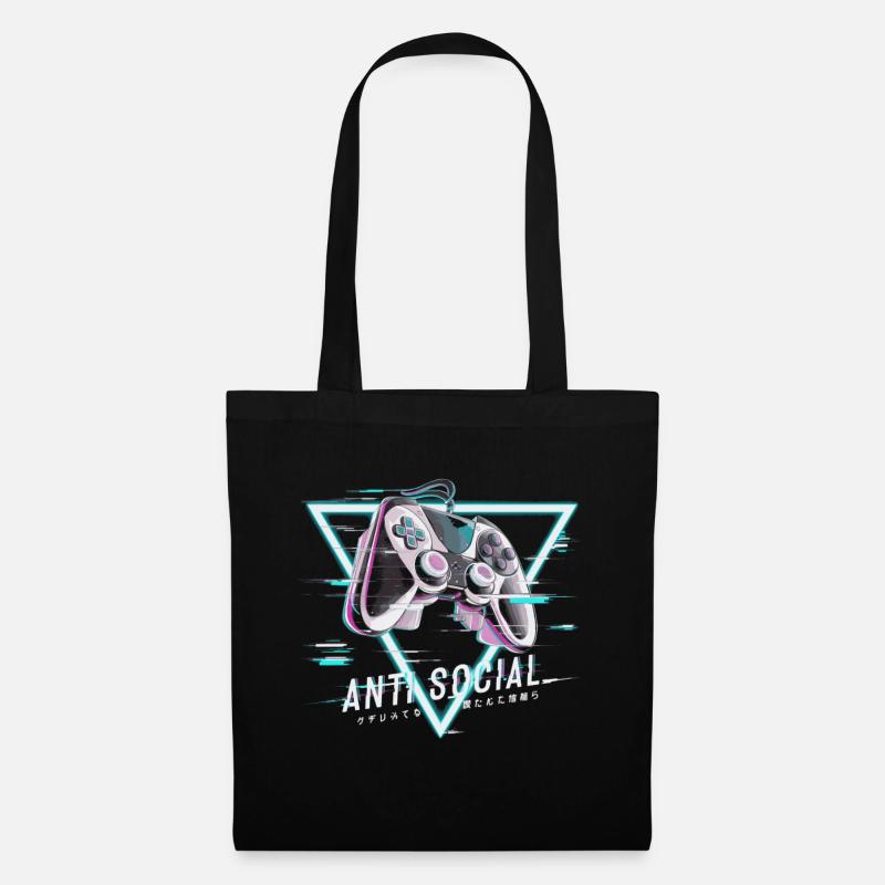 Conception du problème de la manette de jeu - Sac en tissu - noir
