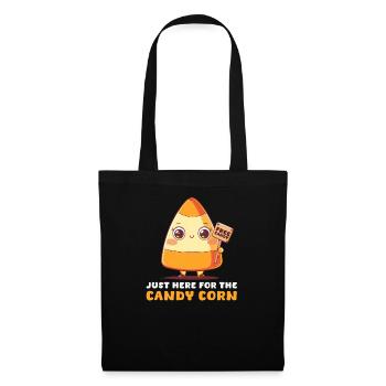 Candy Corn Juste ici pour le Candy Corn - Sac en tissu - noir - Devant