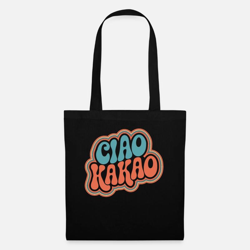 Ciao Kakao - Stoffbeutel - Schwarz