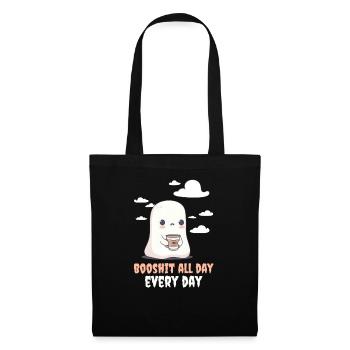 Booshit Booshit All Day, Every Day - Tote Bag - black - Front