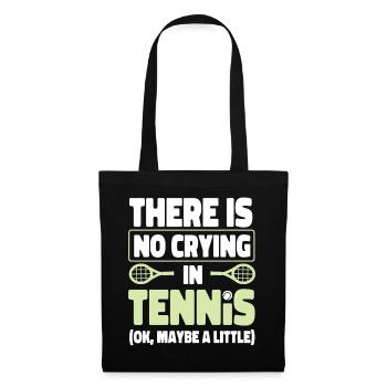 Funny Tennis Player Racket There - Tote Bag - black - Front