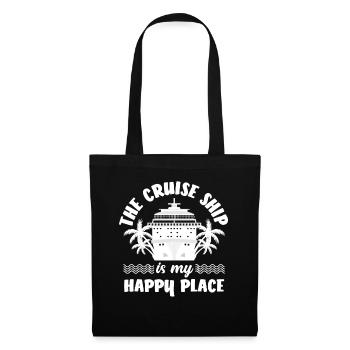 Cruise Ship My Place of Happiness - Tote Bag - black - Front