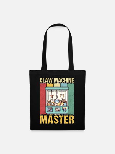Claw Machine Master - Stoffbeutel - Schwarz