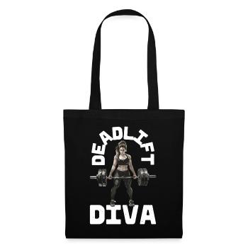 Deadlift Diva 9 - Stoffbeutel - Schwarz - Vorne