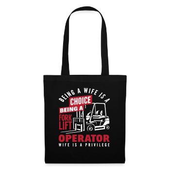Choix du conducteur de chariot élévateur Privilege Design - Sac en tissu - noir - Devant
