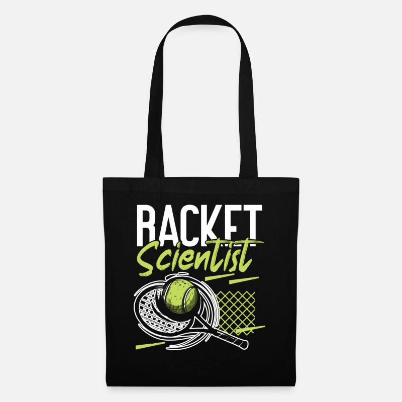 Funny Tennis Player Racket That - Stoffbeutel - Schwarz