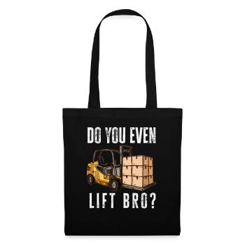 Always lift with your forklift - Tote Bag - black - Front